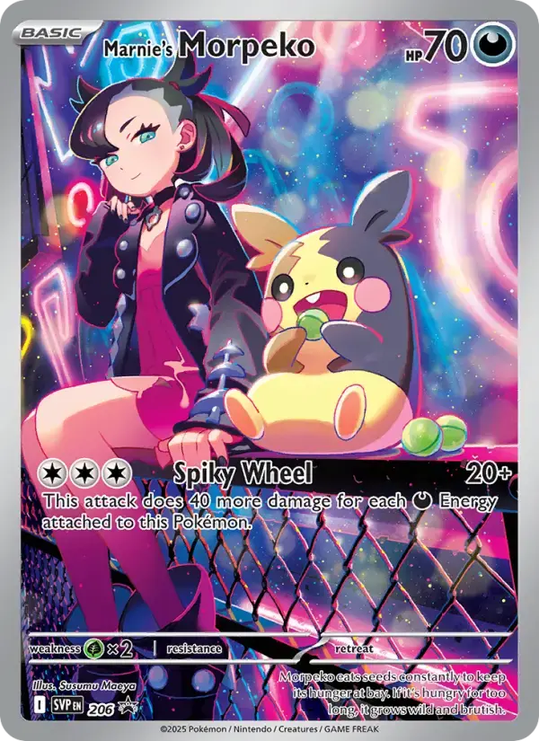 Marnie's Morpeko #206 — Scarlet & Violet Promos