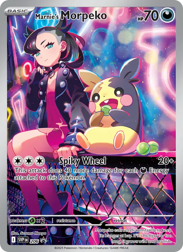 Carte Pokémon Morpeko de Rosemary #206 — Promos Écarlate et Violet