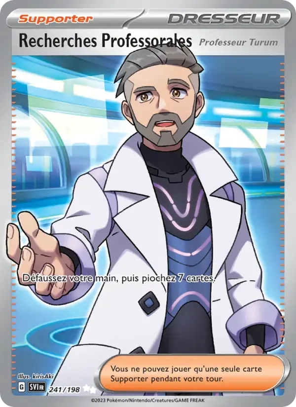 Carte Pokémon Recherches Professorales #241 — Écarlate et Violet