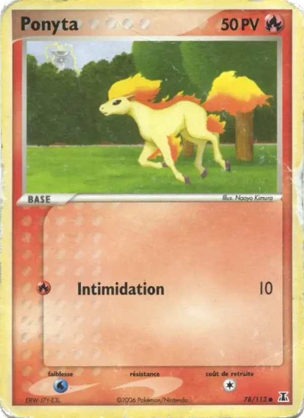 Carte Pokémon Ponyta #78 — Espèces Delta