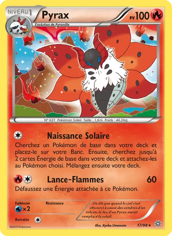 Carte Pokémon Pyrax #17 — Origines Antiques