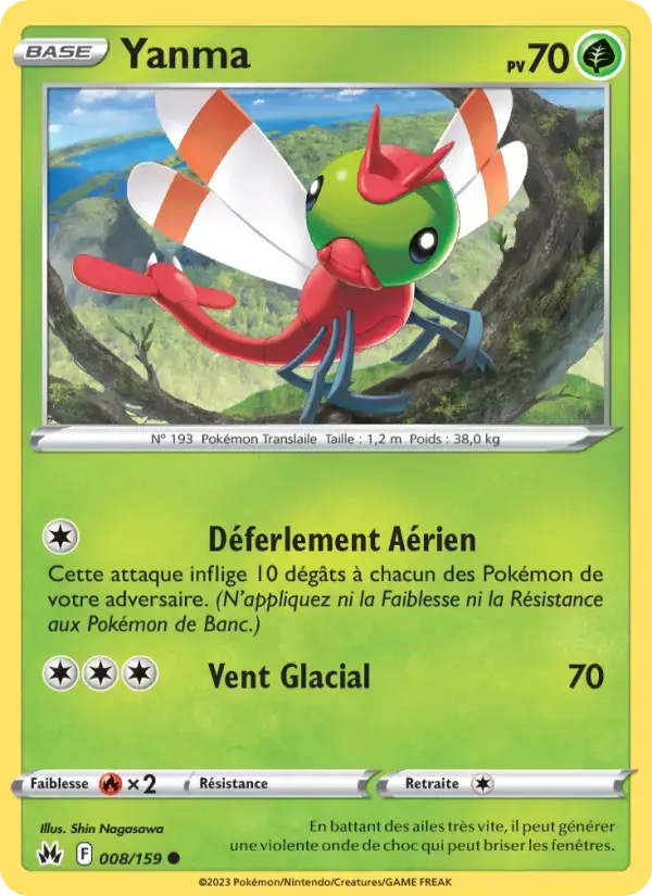 Carte Pokémon Yanma #008 — Zénith Suprême