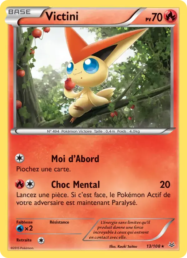 Carte Pokémon Victini #13 — Ciel Rugissant