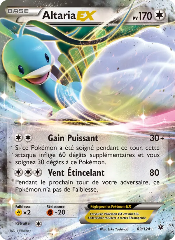 Carte Pokémon Altaria EX #83 — Impact des Destins