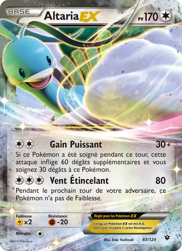 Carte Pokémon Altaria EX #83 — Impact des Destins