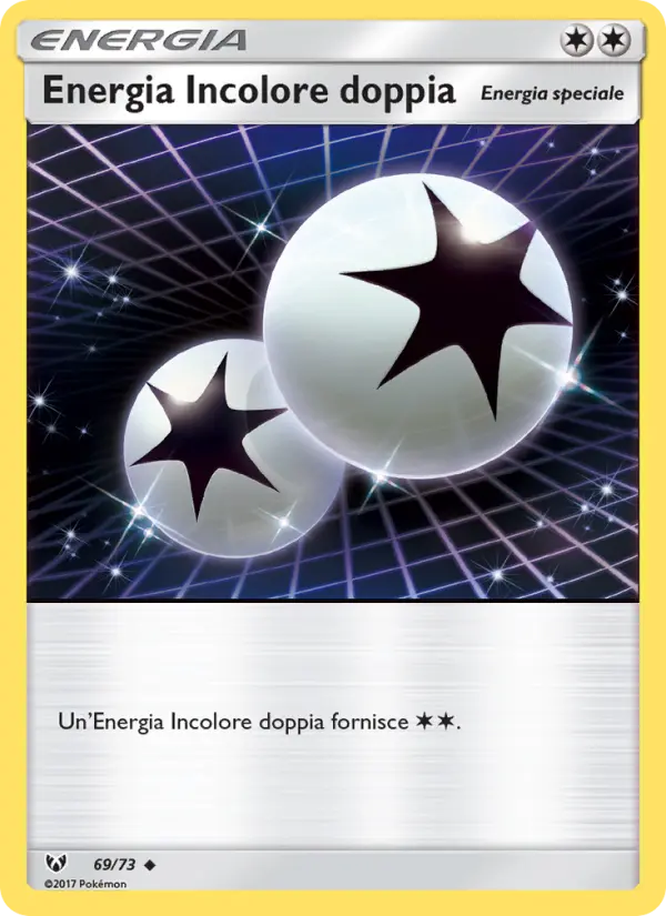 Carte Pokémon Double Énergie Incolore #69 — Légendes Brillantes