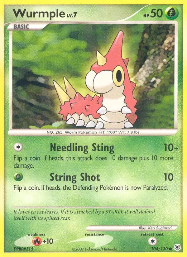 Wurmple #104 — Diamond & Pearl
