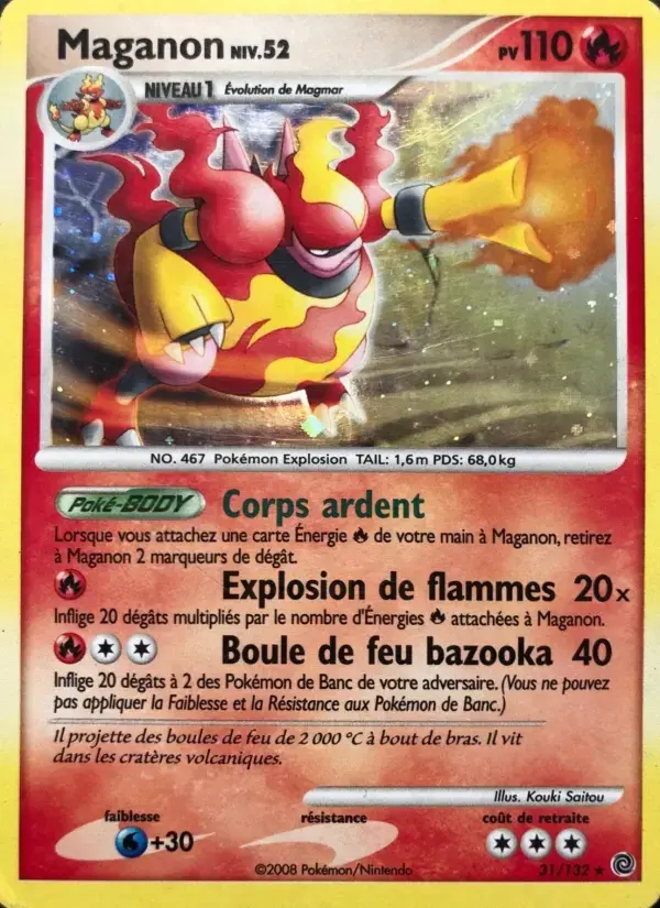 Carte Pokémon Maganon #31 — Merveilles Secrètes