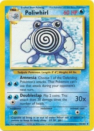 Poliwhirl #38 — Base Set