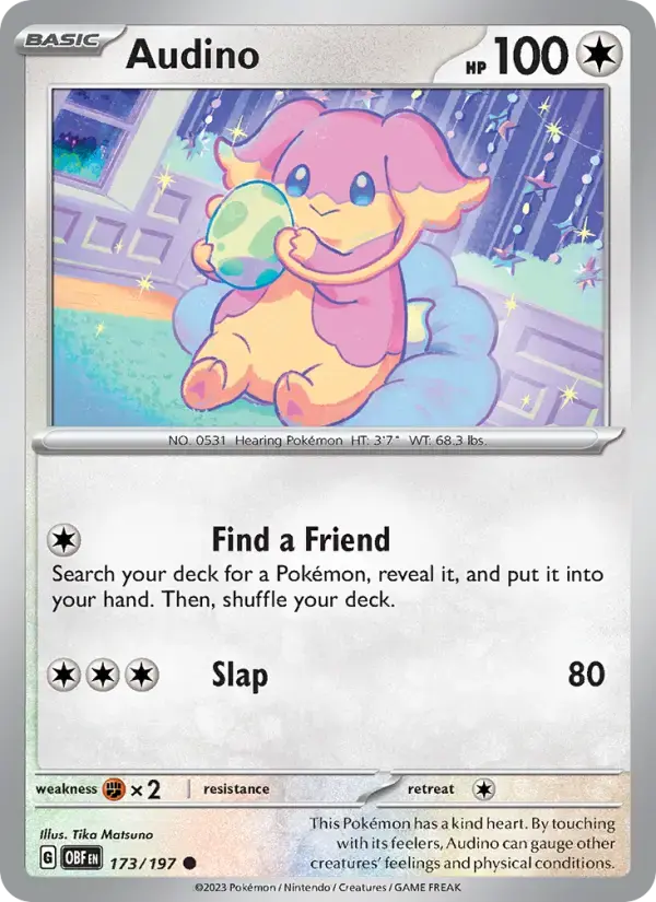 Audino #173 — Obsidian Flames
