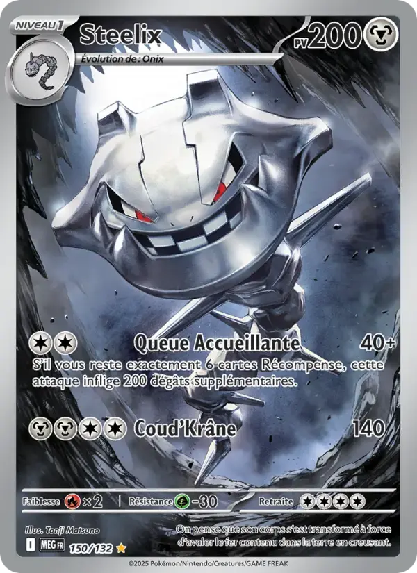 Carte Pokémon Steelix #150 — Méga-Évolution
