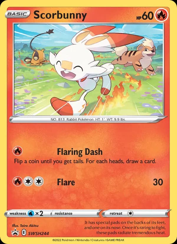 Scorbunny #SWSH244 — Sword & Shield Promos