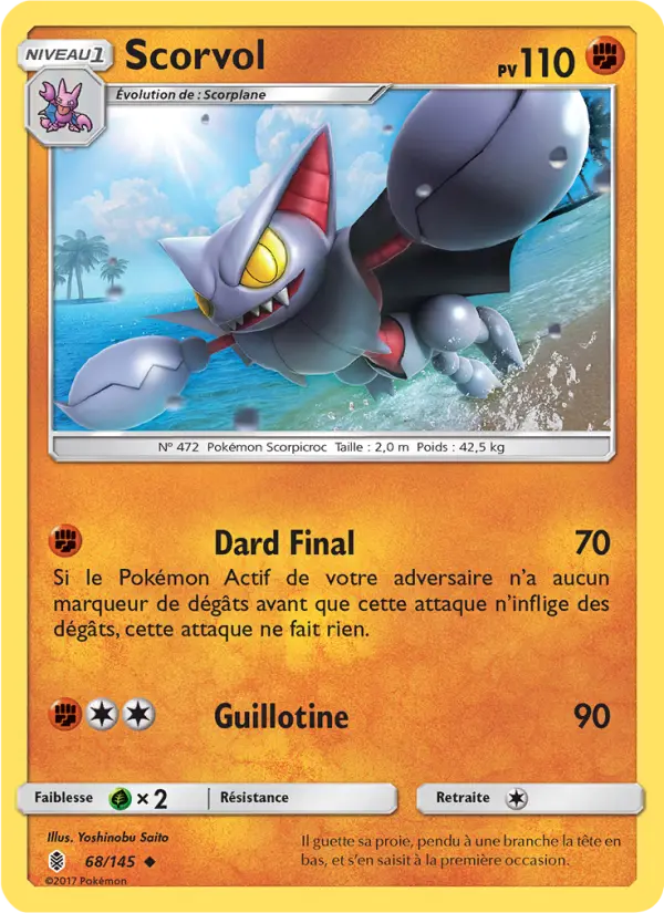 Carte Pokémon Scorvol #68 — Gardiens Ascendants