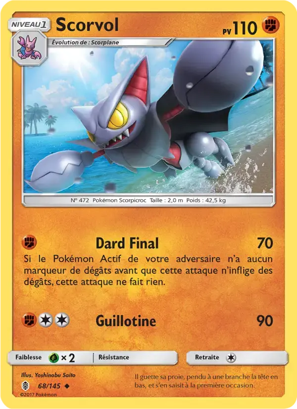 Carte Pokémon Scorvol #68 — Gardiens Ascendants