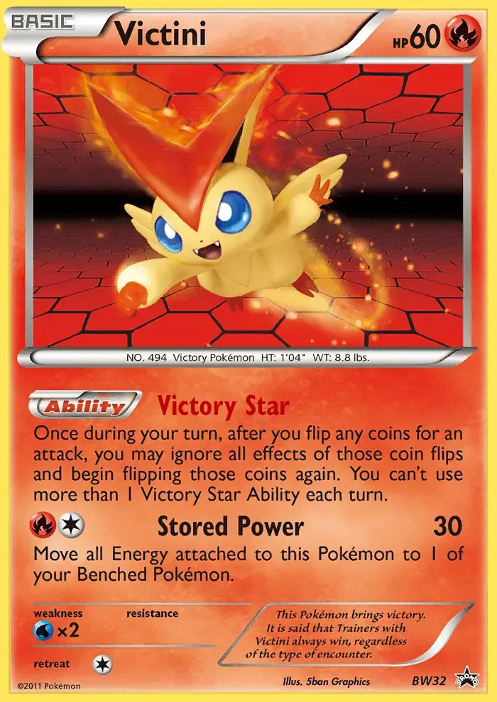 Victini #BW32 — Black & White Promos