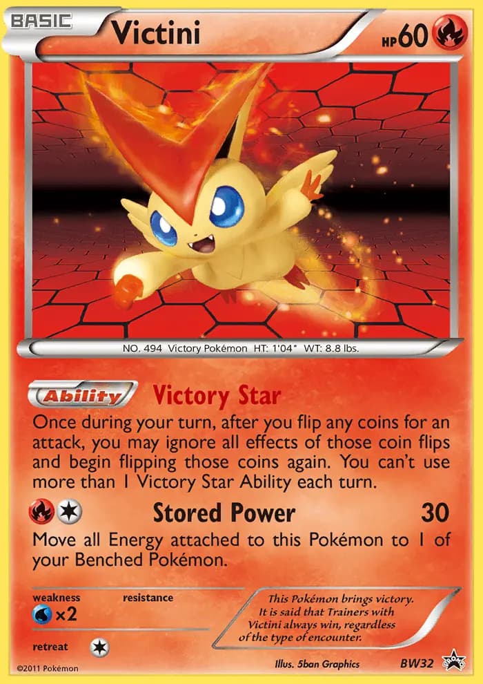 Victini #BW32 — Black & White Promos