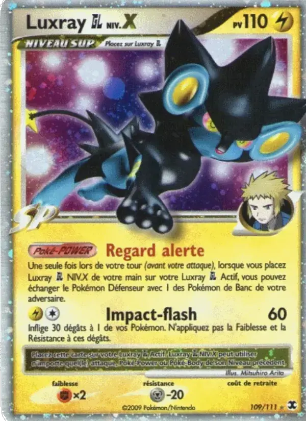 Carte Pokémon Luxray  Niv. X #109 — Rivaux Émergeants