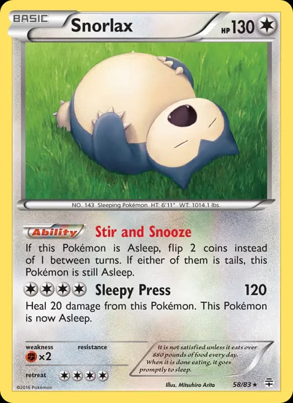Snorlax #58 — Generations