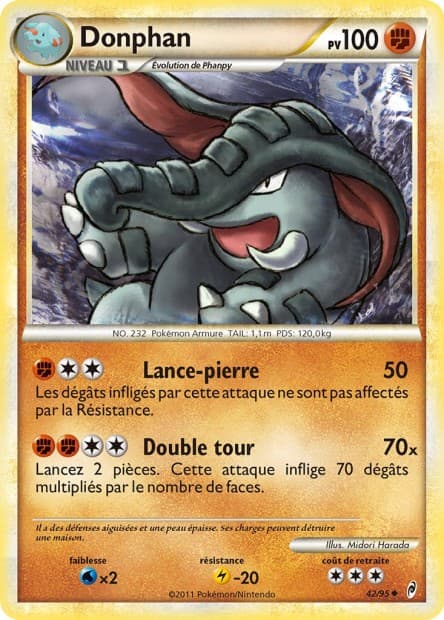 Carte Pokémon Donphan #42 — L'Appel des Légendes