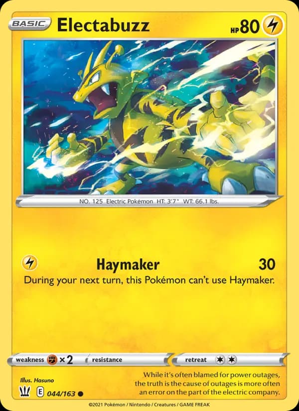 Electabuzz #44 — Battle Styles
