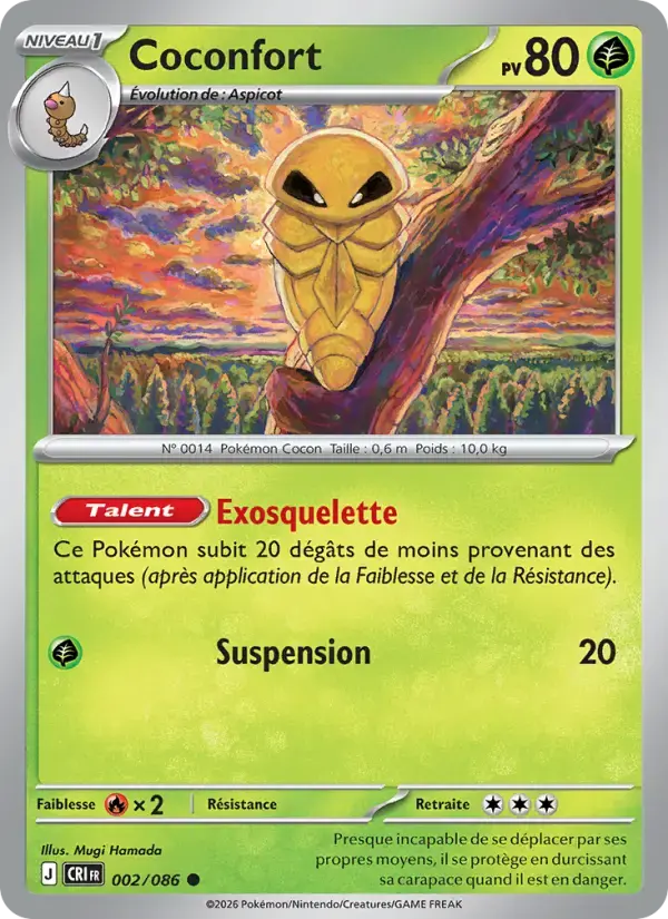 Carte Pokémon Coconfort #002 — Chaos Ascendant