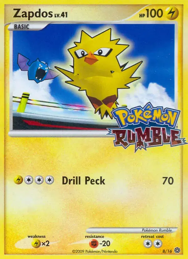 Carte Pokémon Électhor #8 — Pokémon Rumble