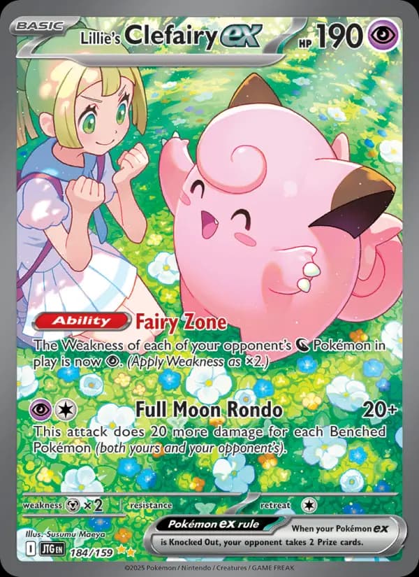 Lillie's Clefairy ex #184 — Journey Together