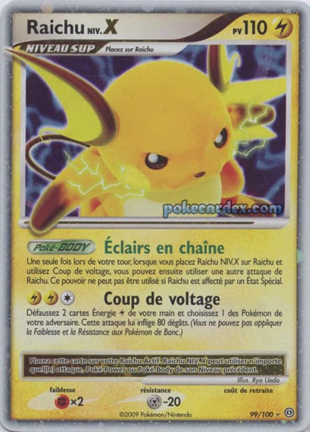 Carte Pokémon Raichu #99 — Tempête