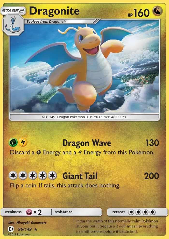 Dragonite #96 — Sun & Moon