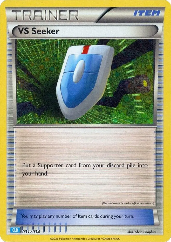 VS Seeker #031 — Trading Card Game Classic — Blastoise Deck
