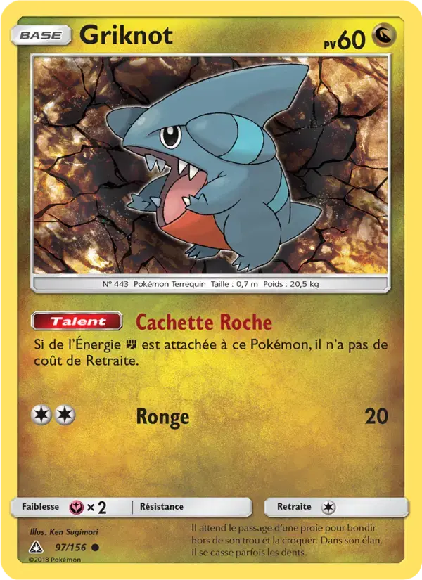 Carte Pokémon Griknot #97 — Ultra-Prisme