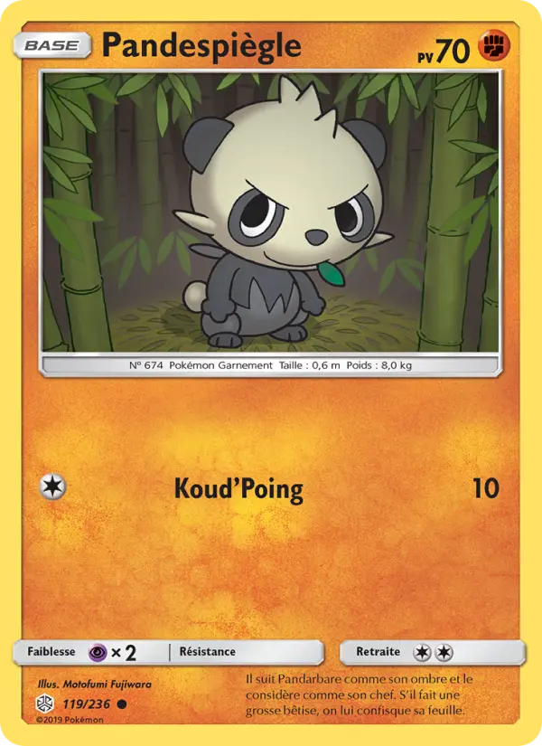 Carte Pokémon Pandespiègle #119 — Éclipse Cosmique