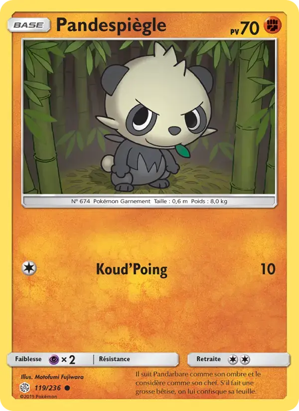Carte Pokémon Pandespiègle #119 — Éclipse Cosmique
