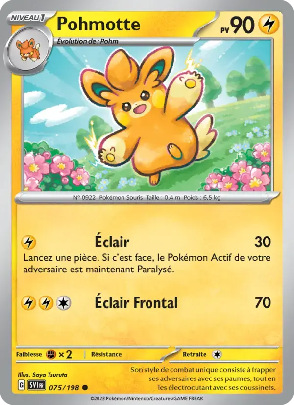 Carte Pokémon Pohmotte #075 — Écarlate et Violet
