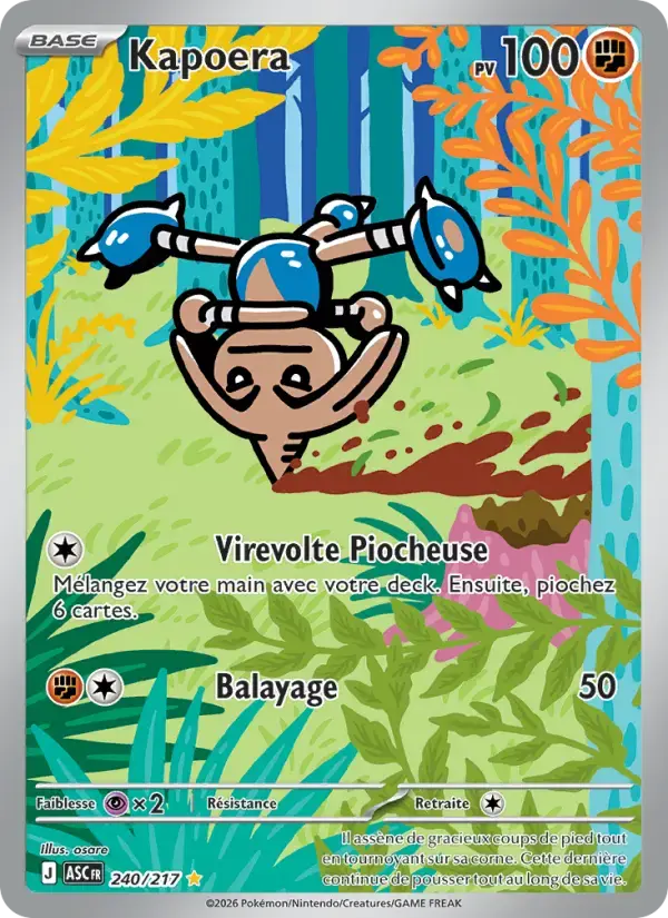 Carte Pokémon Kapoera #240 — Héros Transcendants