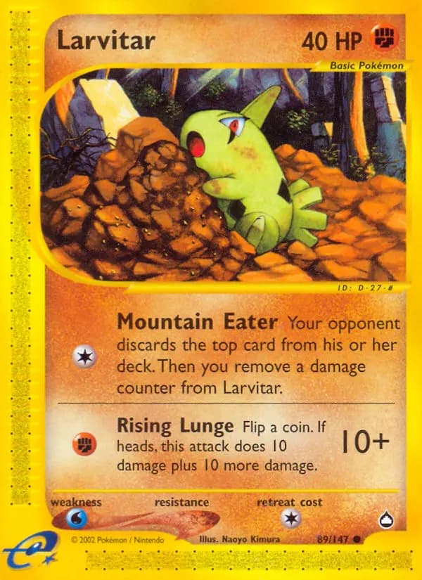 Larvitar #89 — Aquapolis