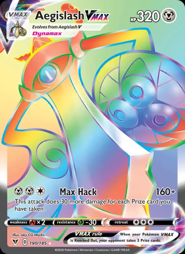 Aegislash VMAX #190 — Vivid Voltage