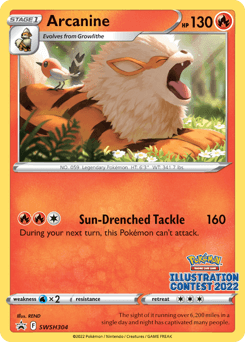 Arcanine #SWSH304 — Sword & Shield Promos