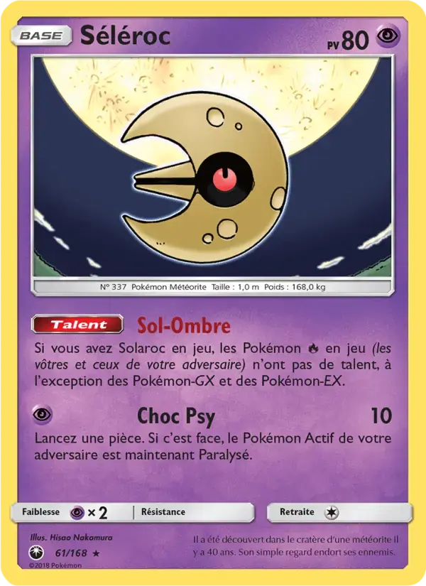 Carte Pokémon Séléroc #61 — Tempête Céleste