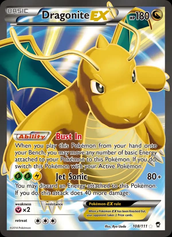 Dragonite EX #108 — Furious Fists