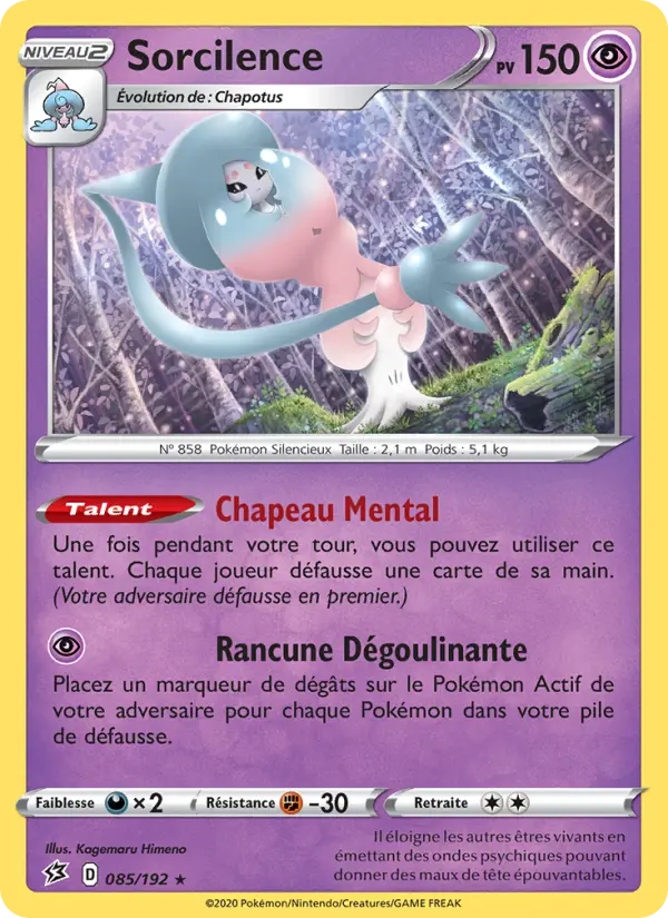 Carte Pokémon Sorcilence #85 — Clash des Rebelles