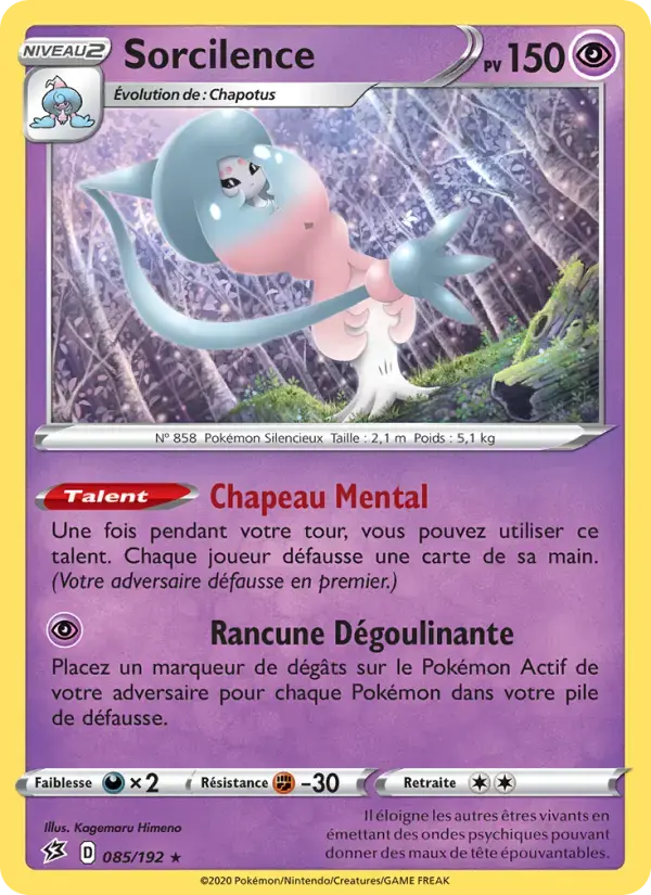 Carte Pokémon Sorcilence #85 — Clash des Rebelles