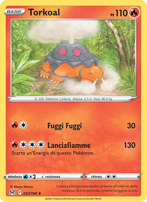 Carte Pokémon Chartor #023 — Origine Perdue