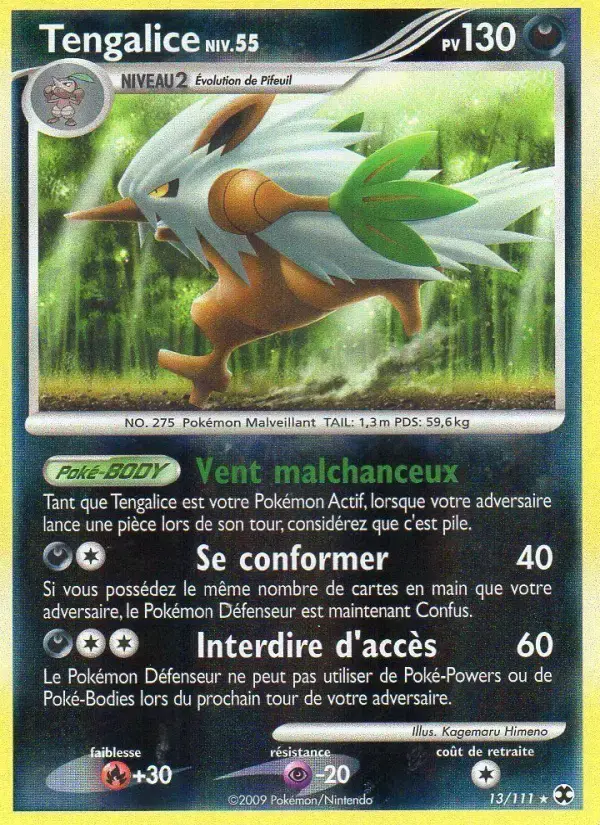 Carte Pokémon Tengalice Niv. 55 #13 — Rivaux Émergeants
