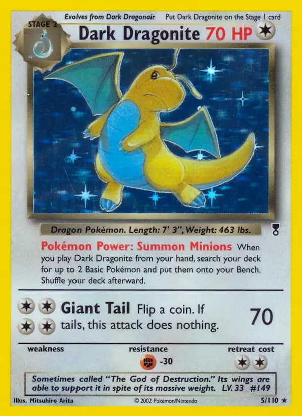 Dark Dragonite #5 — Legendary Collection