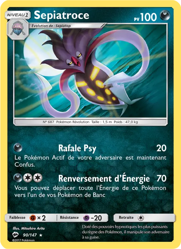 Carte Pokémon Sepiatroce #90 — Ombres Ardentes
