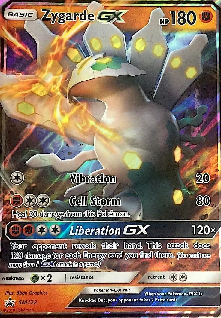 Carte Pokémon Zygarde GX #SM122 — Promos Soleil et Lune