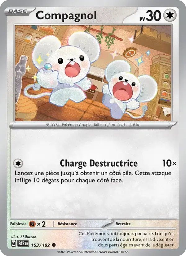 Carte Pokémon Compagnol #153 — Faille Paradoxe