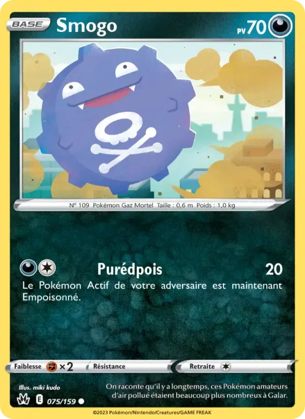 Carte Pokémon Smogo #075 — Zénith Suprême