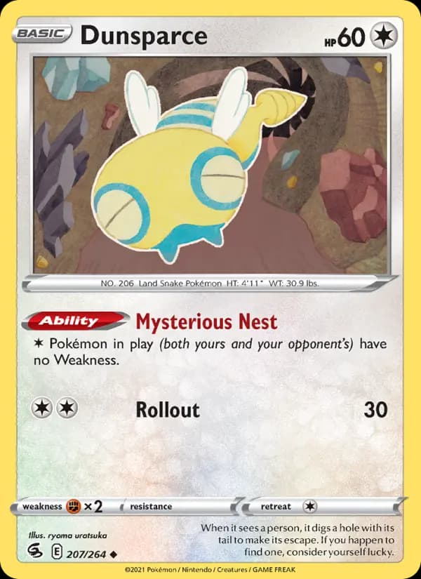 Dunsparce #207 — Fusion Strike
